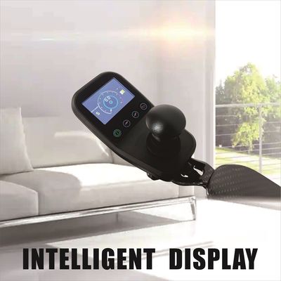 Chaise roulante électrique entièrement automatique pratique avec conception légère et vitesse de 6 km/h