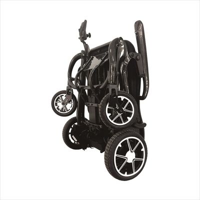 Chaise roulante électrique pliable, portable et facile à transporter pour handicapés et personnes âgées