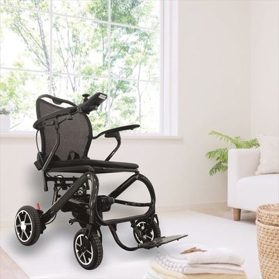 Chaise roulante électrique pliable, portable et facile à transporter pour handicapés et personnes âgées