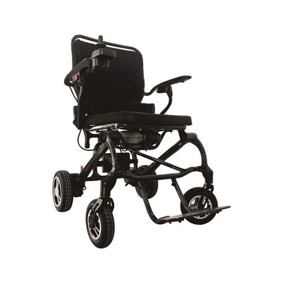 Chaise roulante électrique en fibre de carbone avec capacité de charge de 300 lbs et freinage électromagnétique