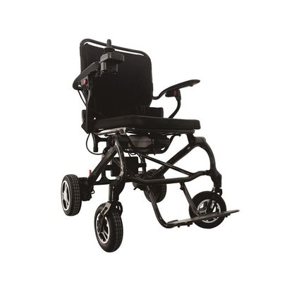 Chaise roulante électrique chargée de 300 livres avec cadre en fibre de carbone et roues en alliage de magnésium
