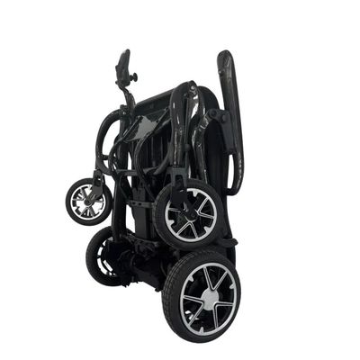 300lbs Capacité de charge Chaise roulante électrique avec conception pliable et matériau en fibre de carbone