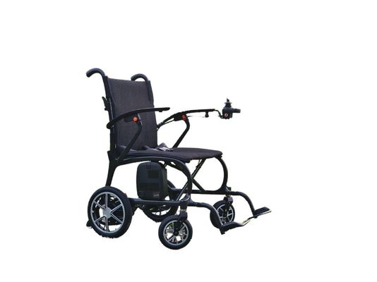 Chaise roulante électrique professionnelle en fibre de carbone avec une vitesse de 6 km/h et un poids ultra léger