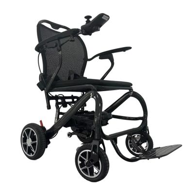 Mobilité sans effort 6 km/h Vitesse fauteuil roulant électrique pliable en fibre de carbone professionnel