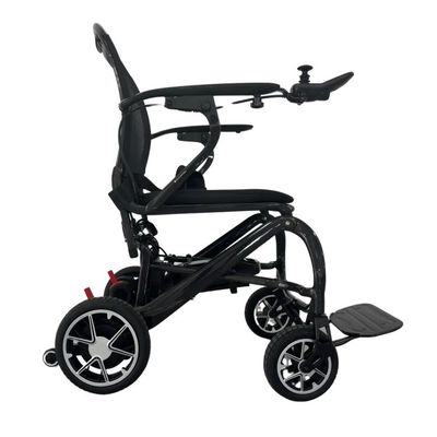 Mobilité sans effort 6 km/h Vitesse fauteuil roulant électrique pliable en fibre de carbone professionnel