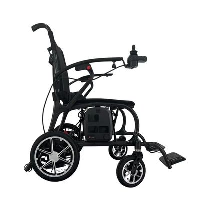 Chaise roulante électrique en fibres de carbone avec fonctionnalités pratiques