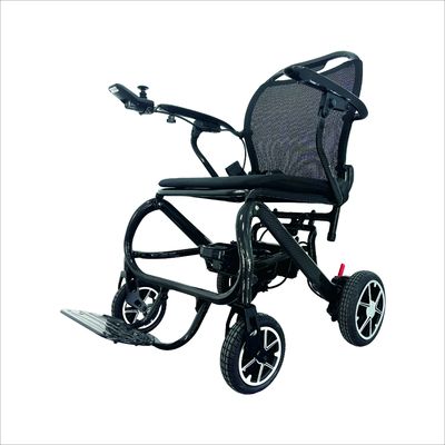 Chaise roulante électrique avec roues en alliage de magnésium de 230 mm/180 mm et portée de 10 km
