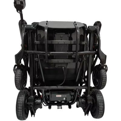 Distance de conduite de 10 km Chaise roulante électrique en fibre de carbone pour personnes handicapées