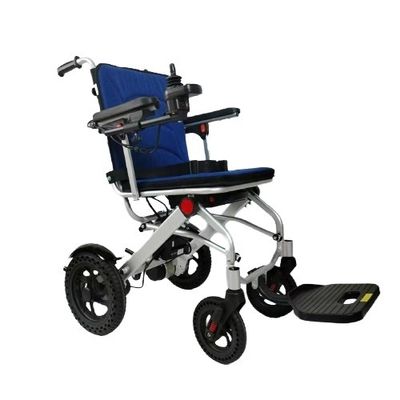Chaise roulante pliable électrique à plusieurs fonctions avec freinage électromagnétique