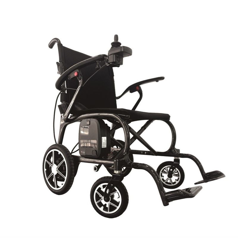 Chaise roulante électrique abordable avec taille de siège W510*D415mm et batterie au lithium puissante