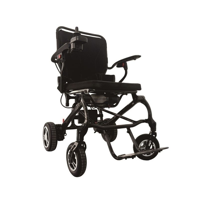 Chaise roulante électrique pour handicapés 215 mm roue arrière et noyau en alliage de magnésium